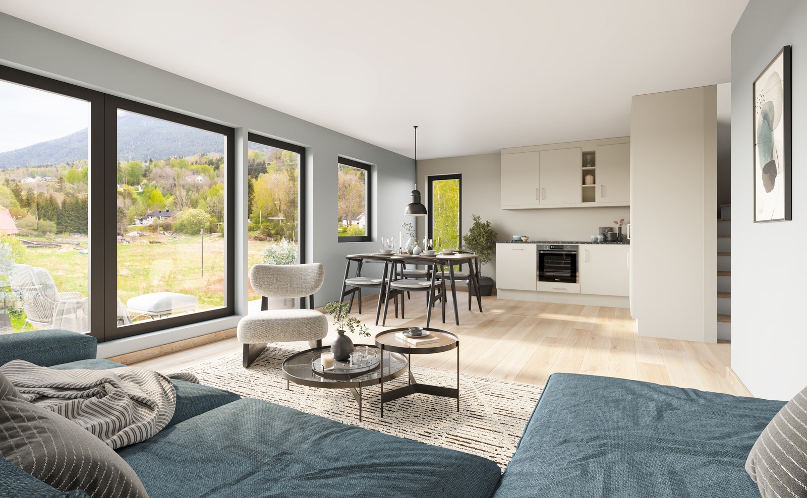 Tomannsbolig Galleribilde