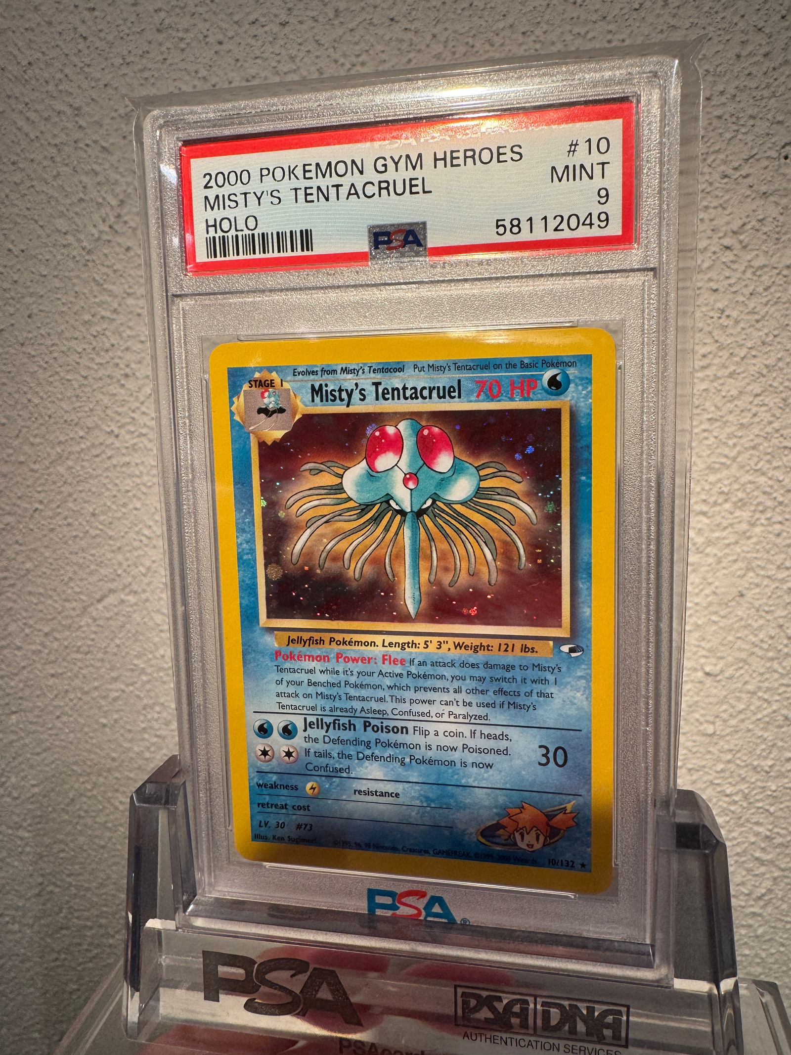 Misty's Tentacruel PSA MINT 9 store