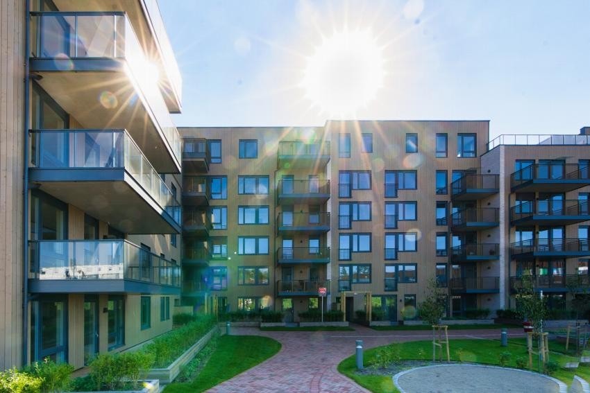 Fasade av Bygg A og B. Galleribilde