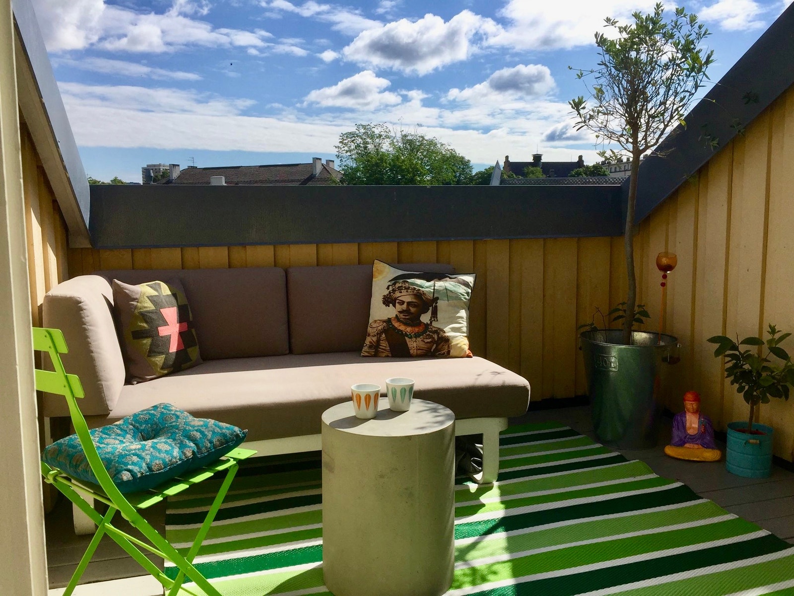 privat balkong / takterrasse Galleribilde