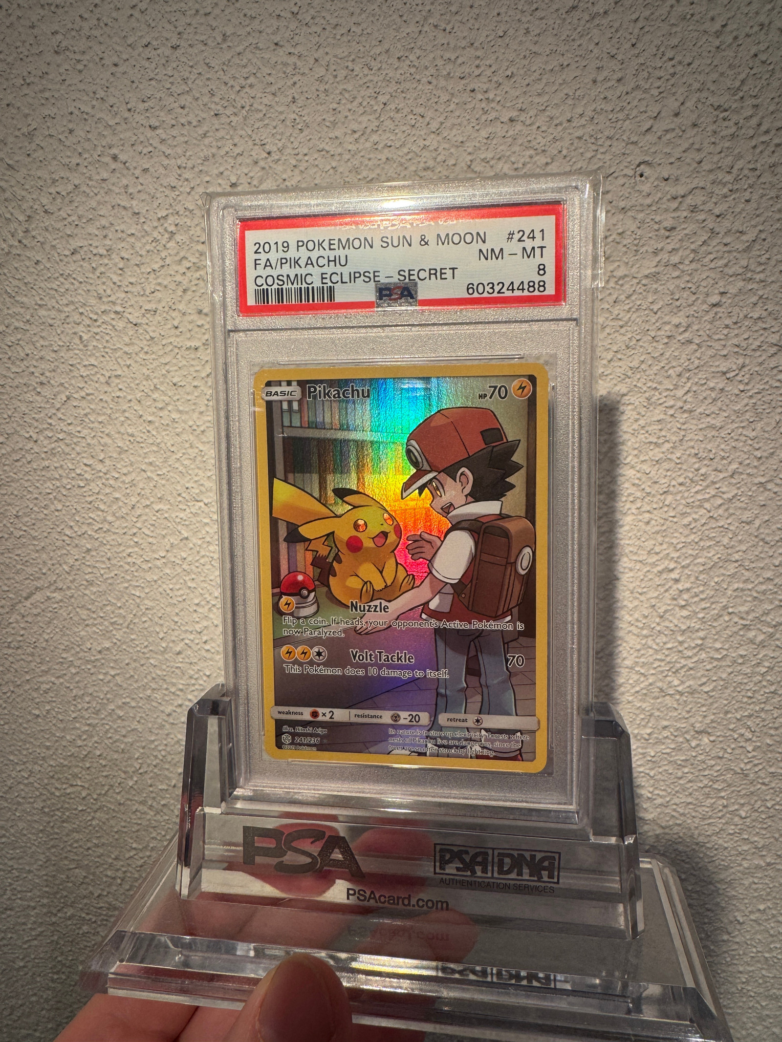 POKEMON SUN & MOON PIKACHU COSMIC ECLIPSE – SECRET PSA 9 NO. hotsell 241/236