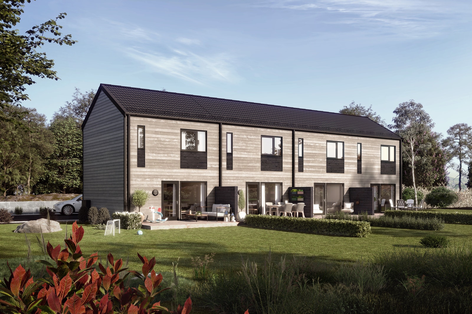 Rekkehus Galleribilde