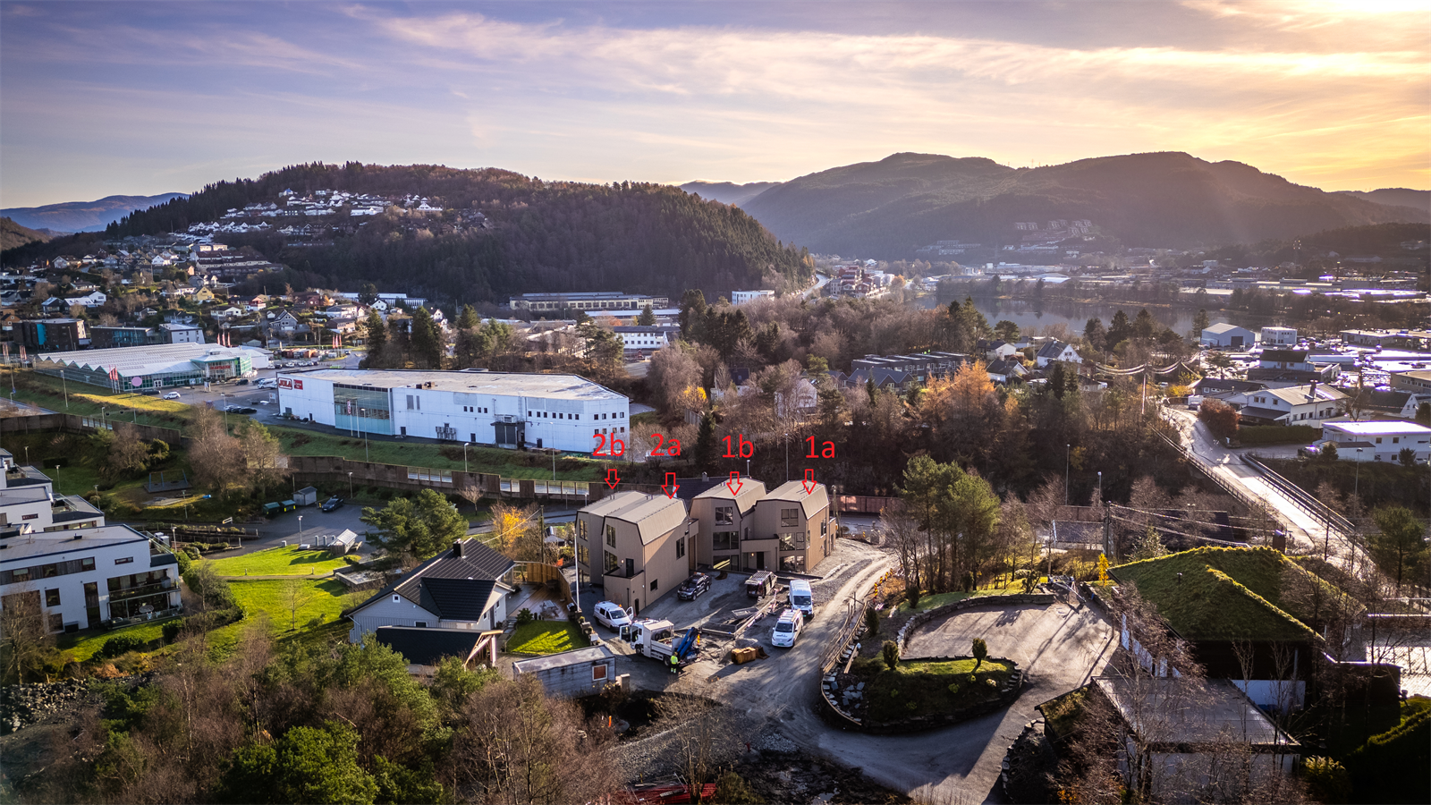 Nummerering på tomannsboligene. Galleribilde