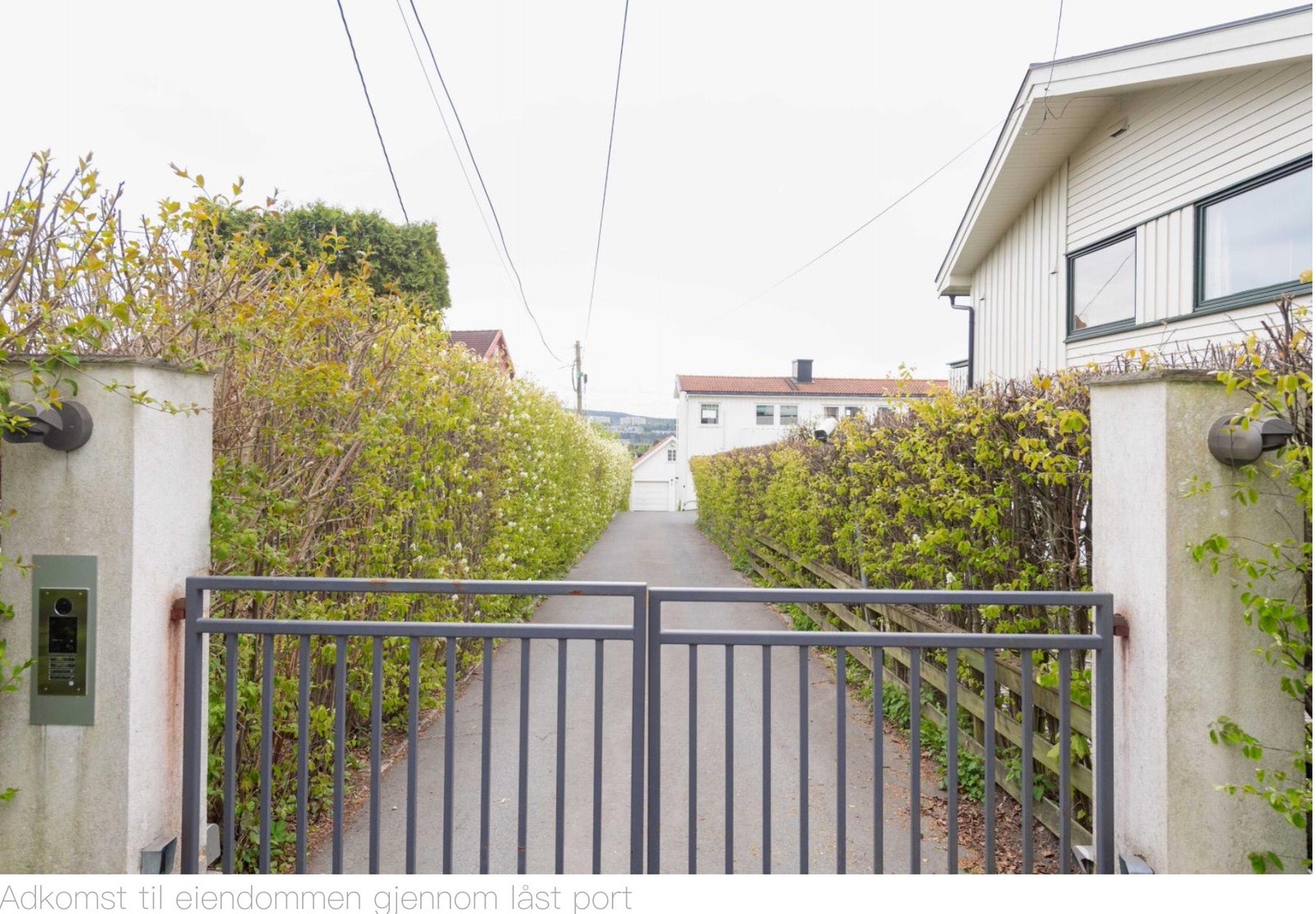 Låst port Galleribilde