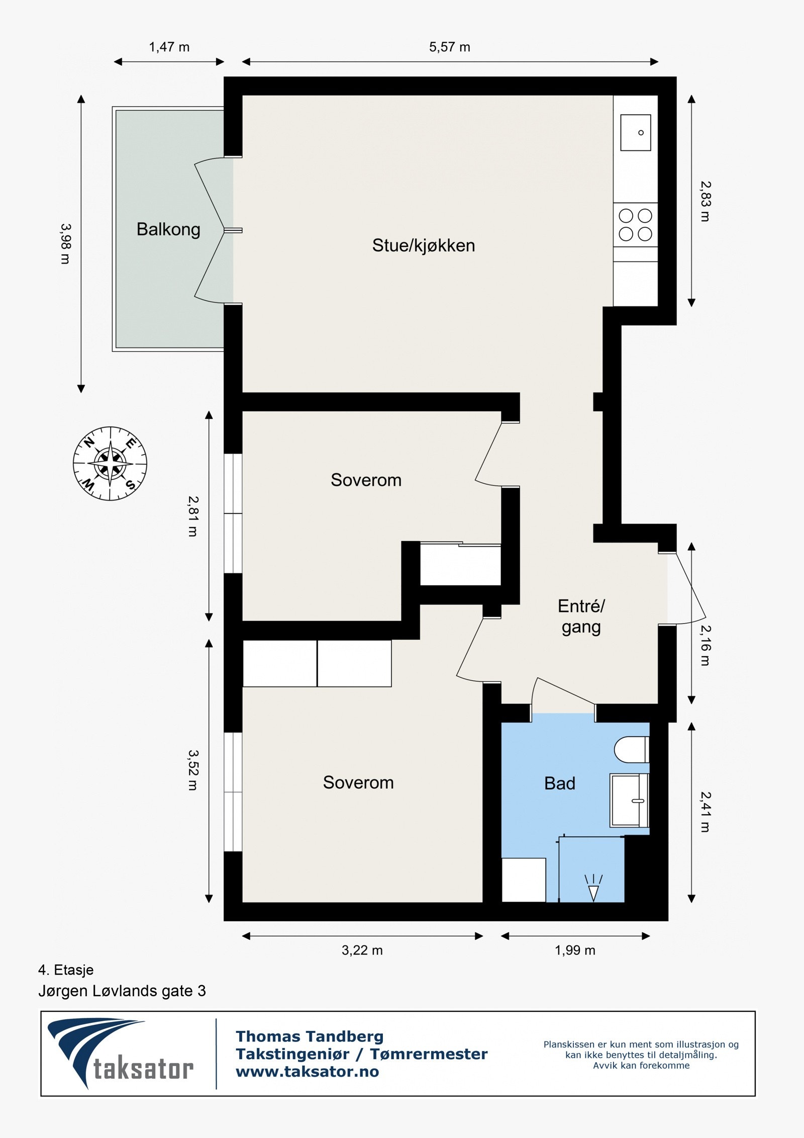 Plantegning Galleribilde