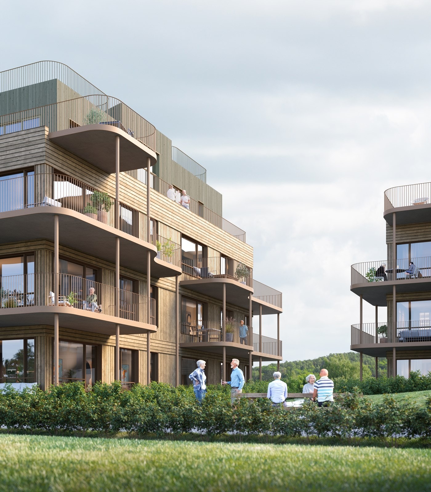 Bærekraft er hjertet av SVA Nesodden. Vi bygger med miljøet i tankene, bruker tre som en pålitelig partner, utnytter bergvarme og skaper et behagelig inneklima. Galleribilde