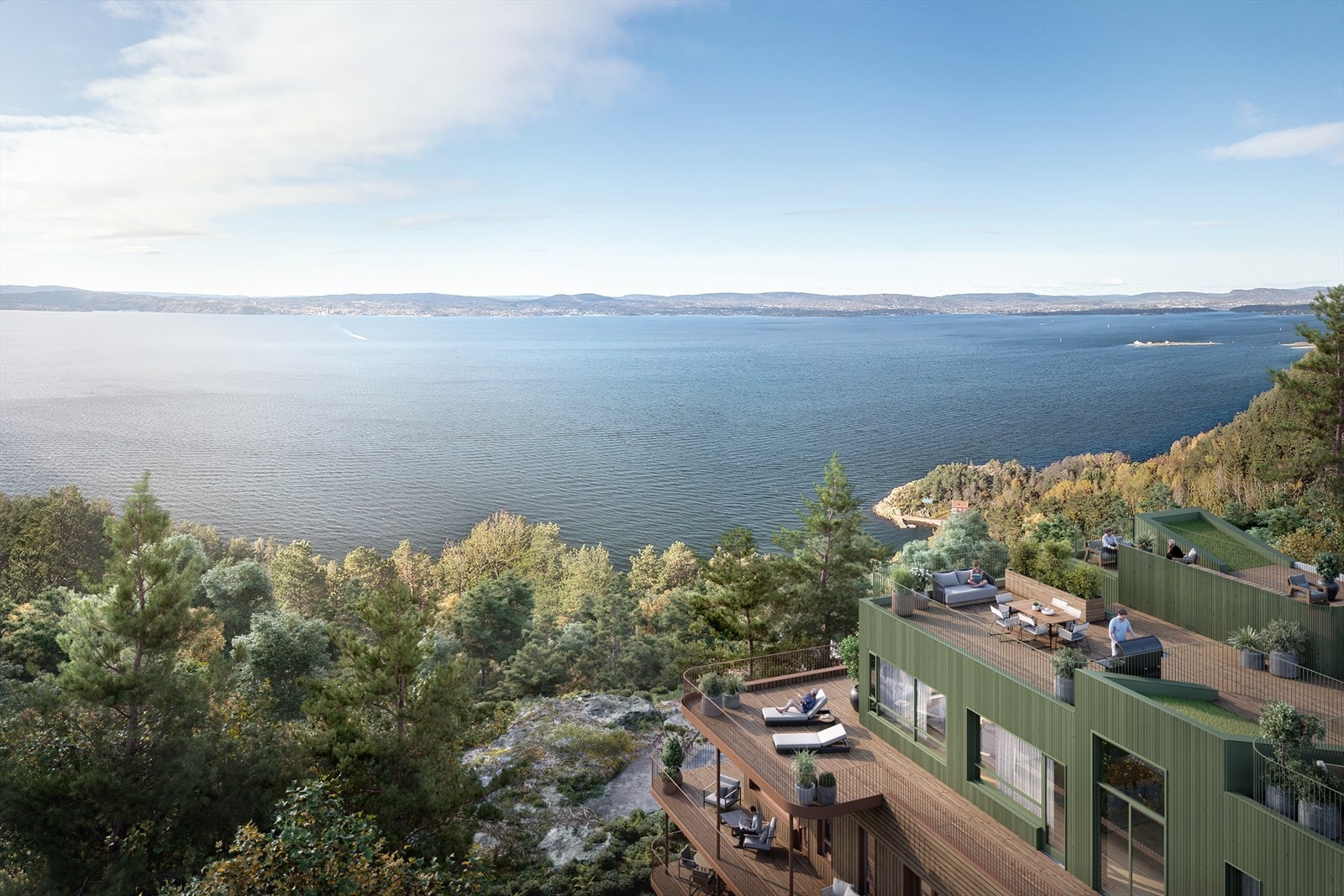 SVA Nesodden har en nydelig beliggenhet med flott utsikt mot vest og fjorden. Galleribilde