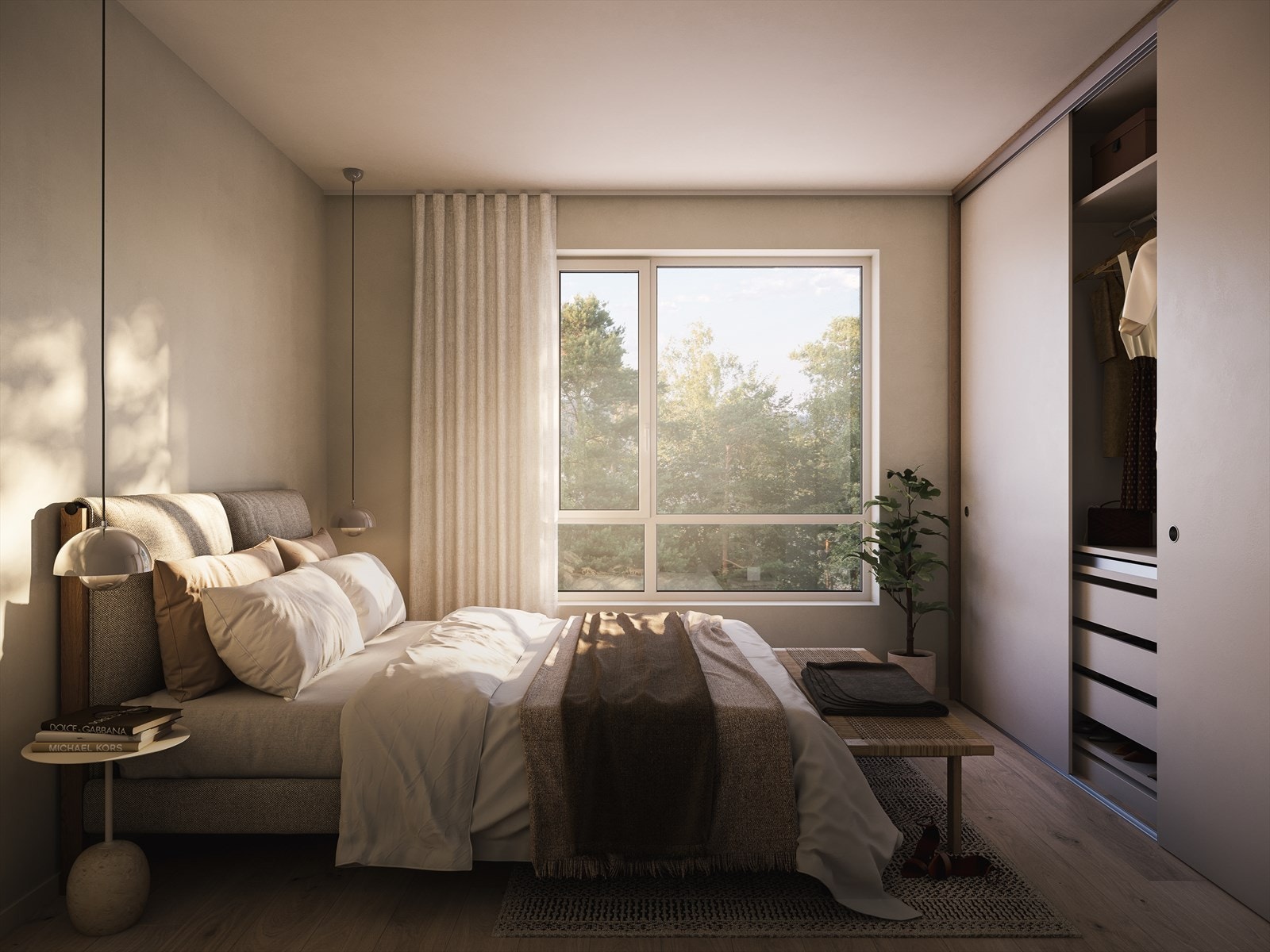 På soverommene smelter komfort og stil sammen, for en fredelig natts søvn. Galleribilde