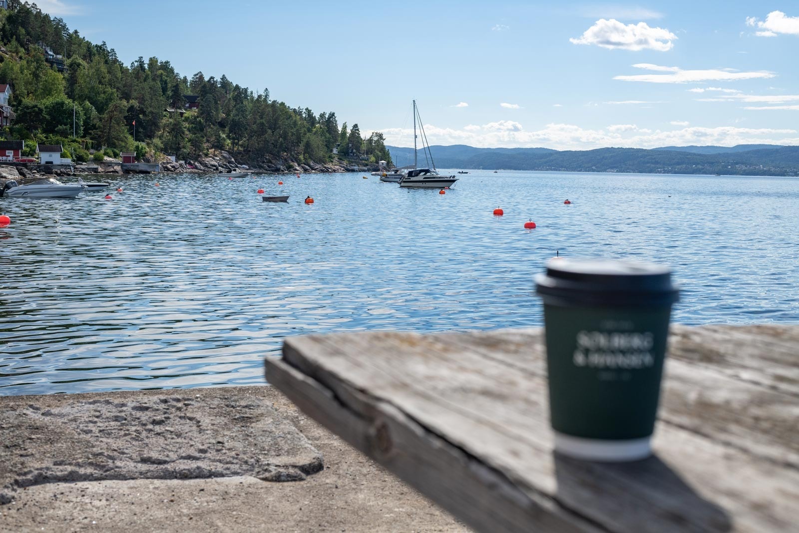Kyststien går rett utenfor og tar deg rett ned til sjøen. Galleribilde