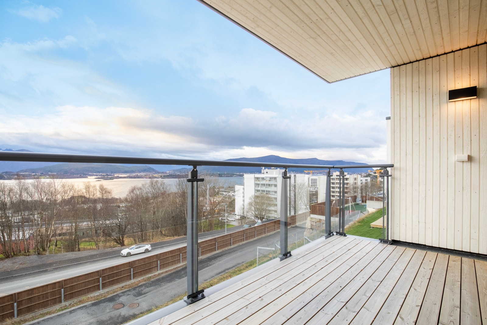 Utsikt fra balkong. Galleribilde