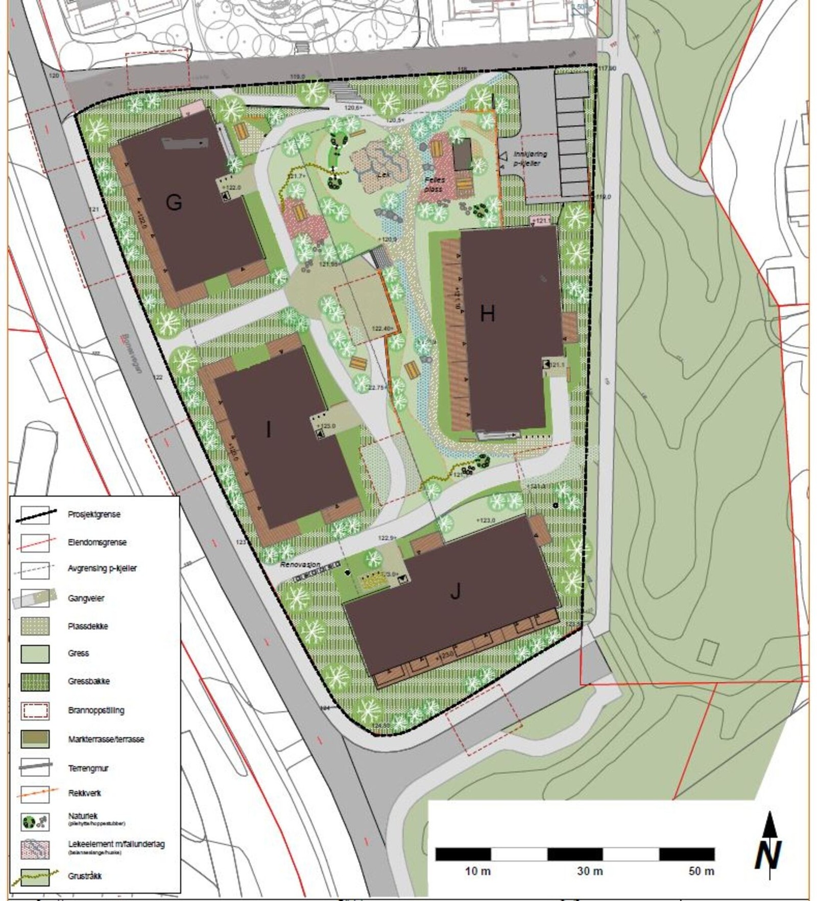 Utomhusplan. Galleribilde