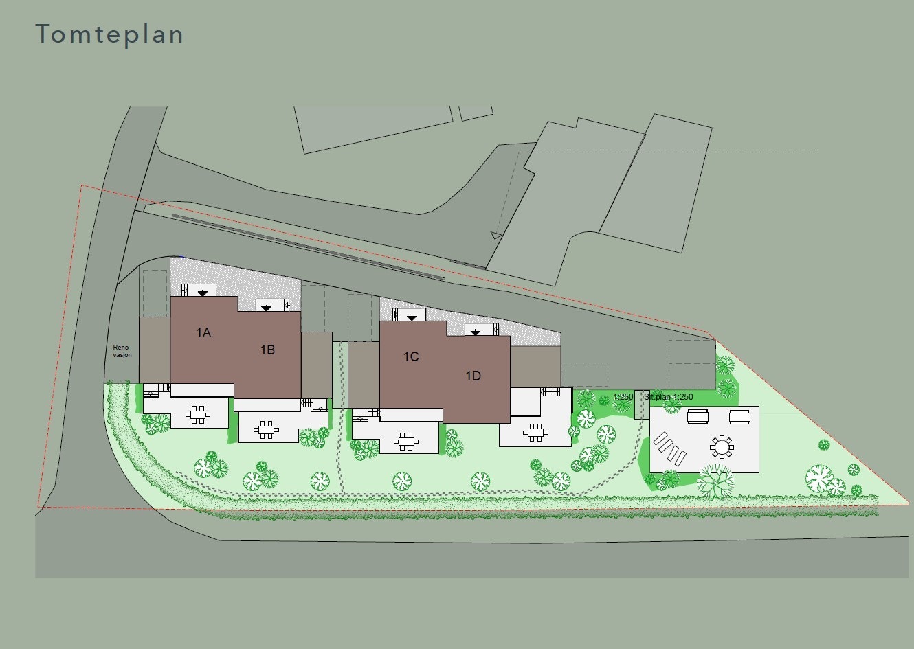 Tomteplan Galleribilde