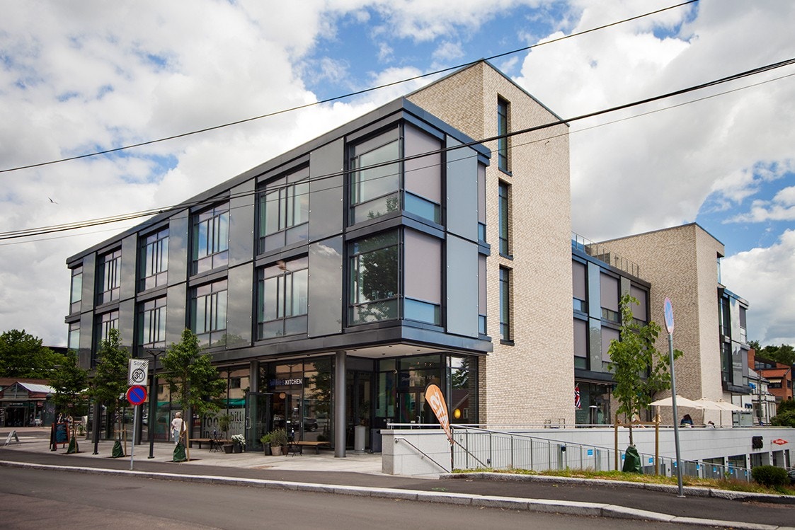 Fasade fra Slemdalsveien Galleribilde