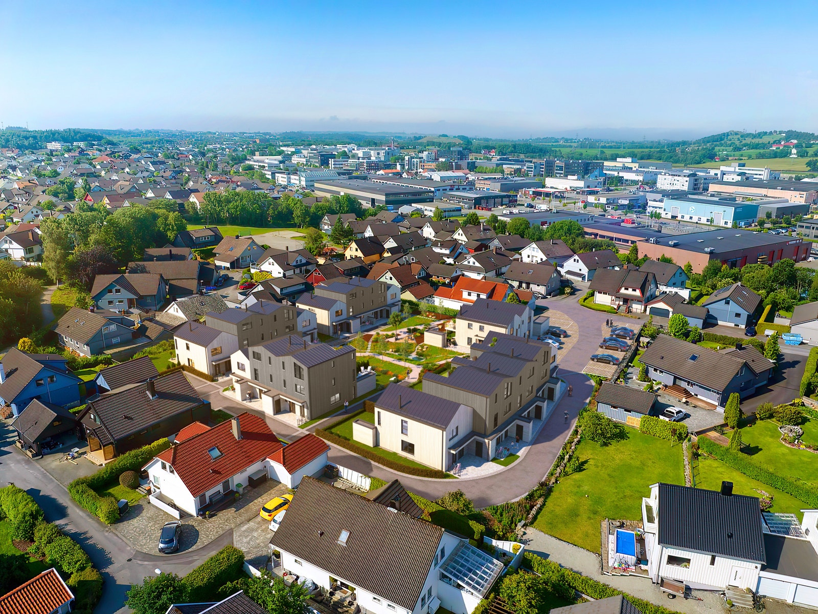 16 nye rekkehus fra 90 til 162 m2 Galleribilde