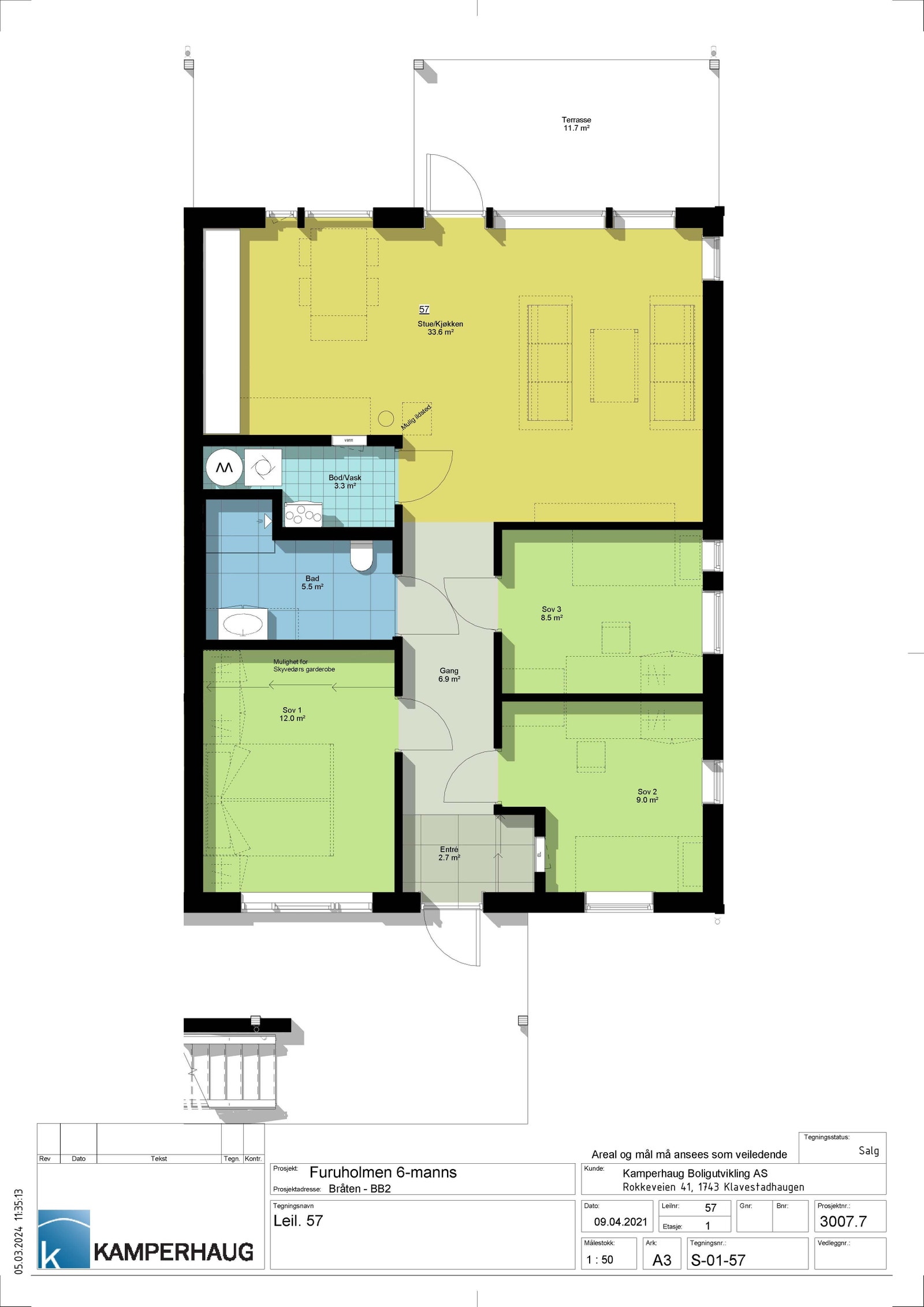 Leilighet 57 - Bygg F Galleribilde