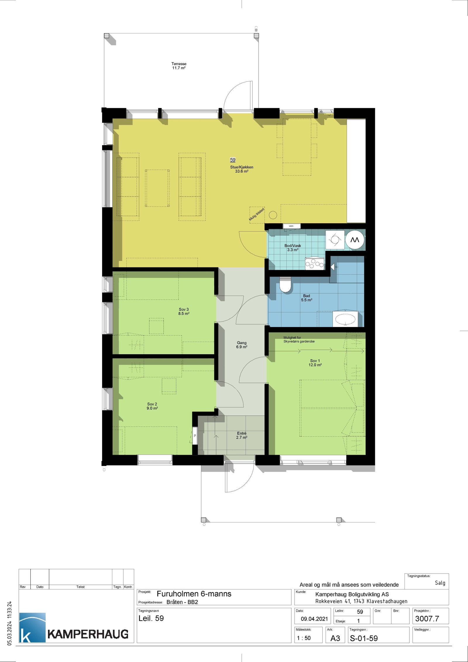 Leilighet 59 - Bygg F Galleribilde