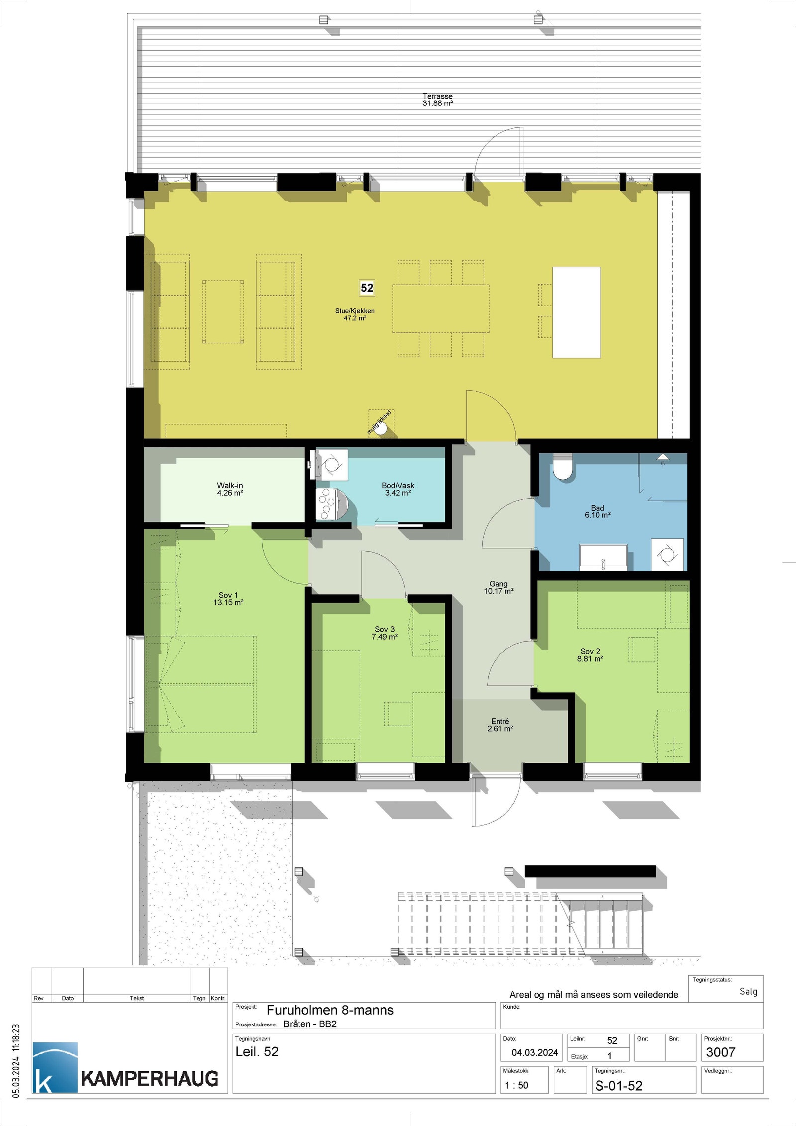 Leilighet 52 - Bygg E Galleribilde