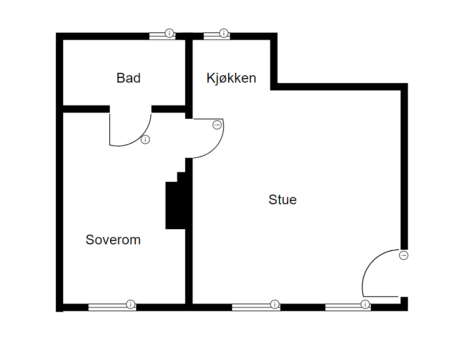 Plantegning Galleribilde