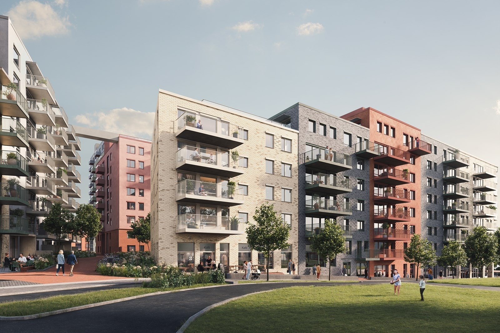 Grønvollkvartalet hus B Galleribilde