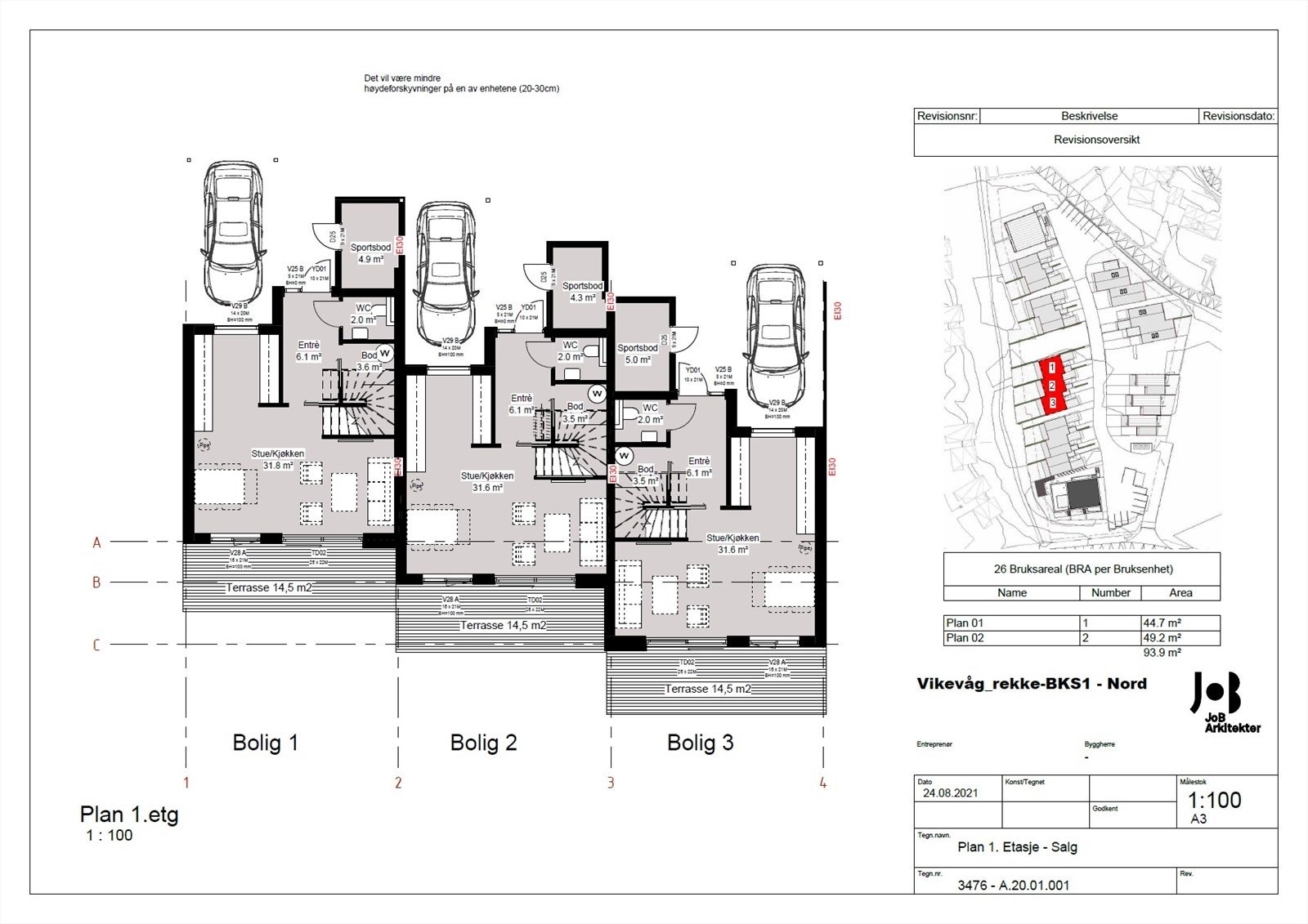 1. plan nord Galleribilde