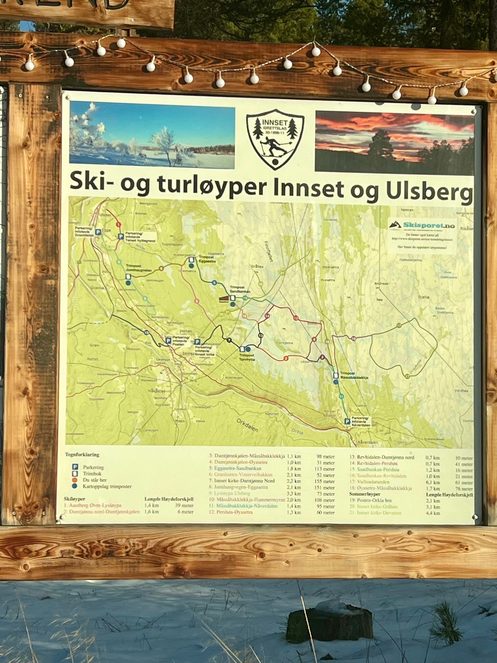 Ved Tørset hytteområde kjøres det opp skispor Galleribilde