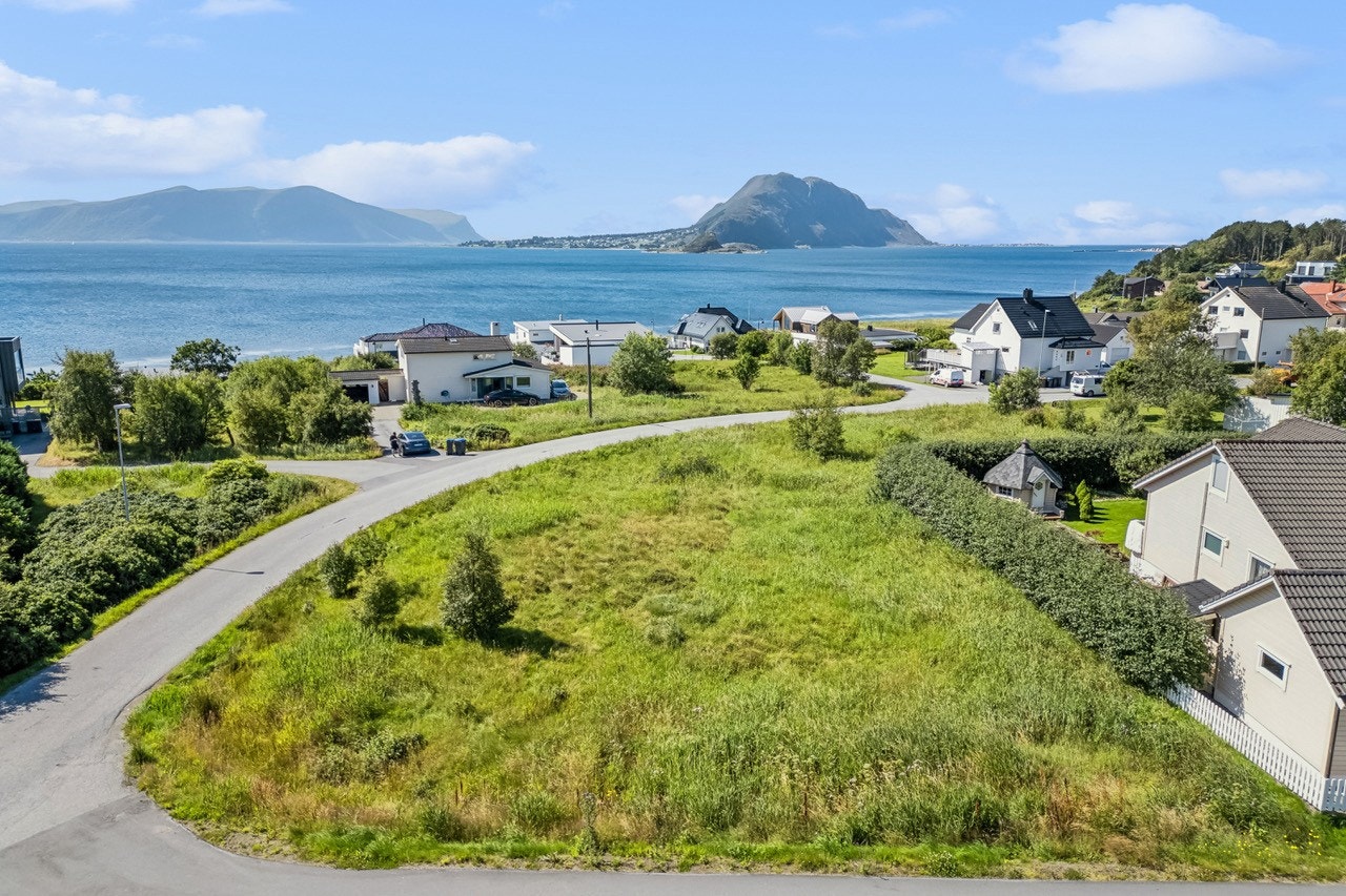 Attraktive Skjongneset med sørvest-vendt beliggenhet. Flott utsikt og meget gode solforhold. Galleribilde