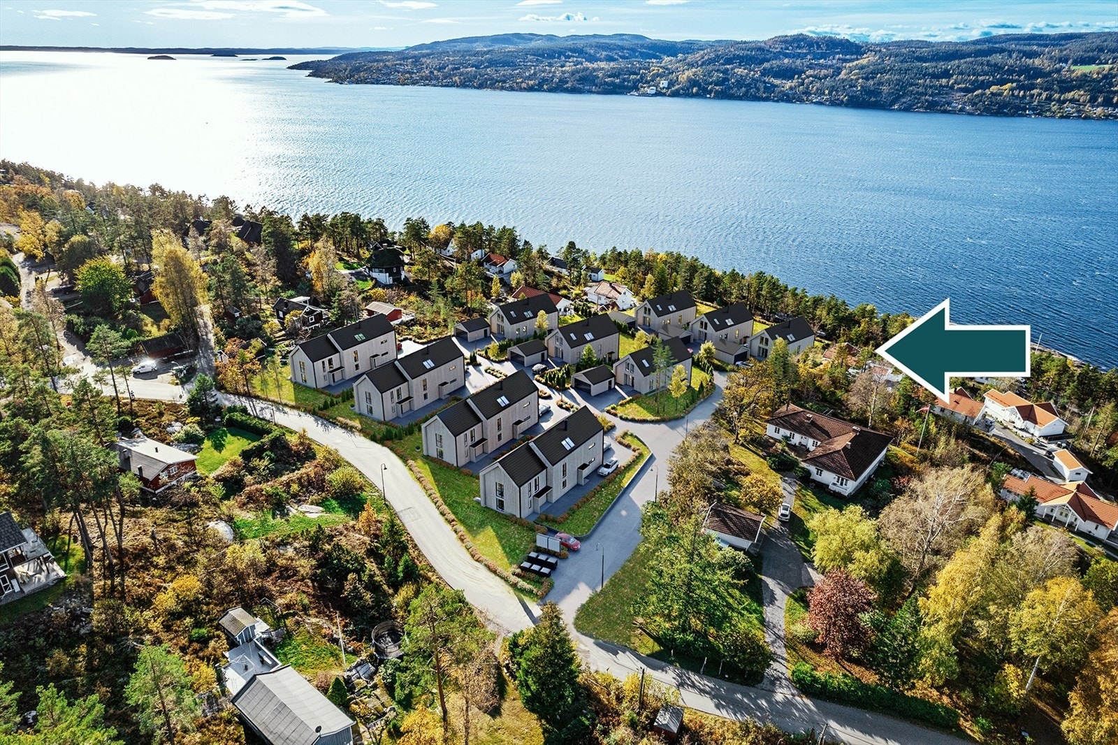 Nå kommer eneboligene i byggetrinn 3 for salg. Disse boligene ligger nærmest sjøen med unik utsikt.
( Illustrasjonsfoto. Noe avvik vil forekomme) Galleribilde