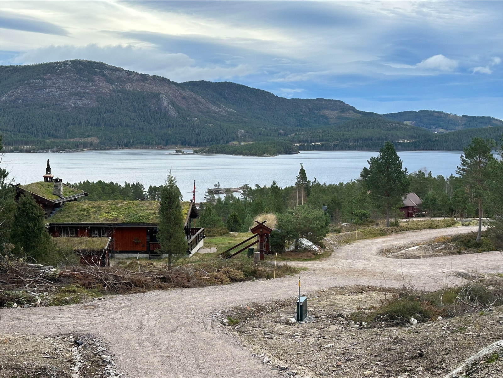 Utsiktbilde fra en av tomtene Galleribilde