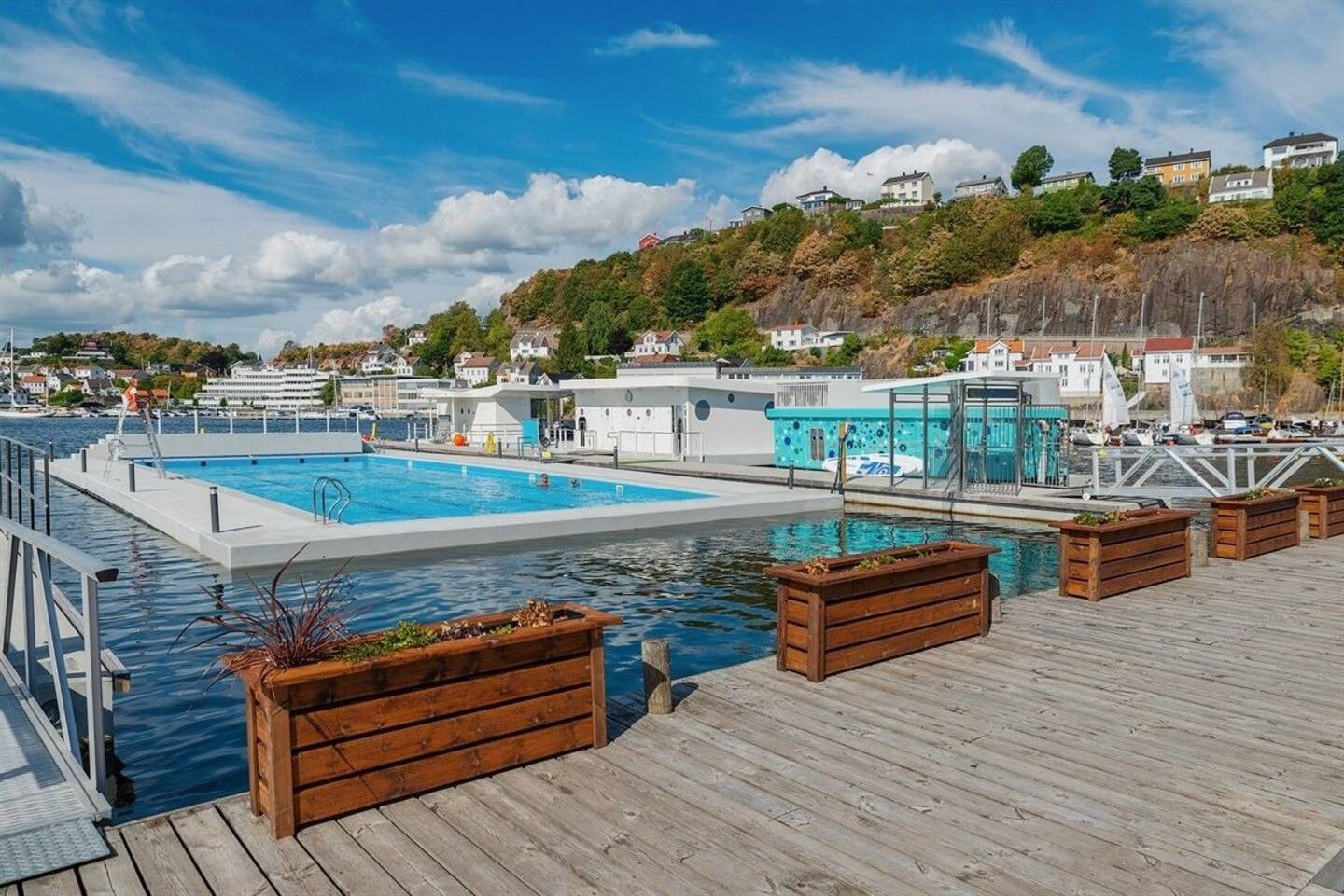 Badeanlegg like ved Galleribilde