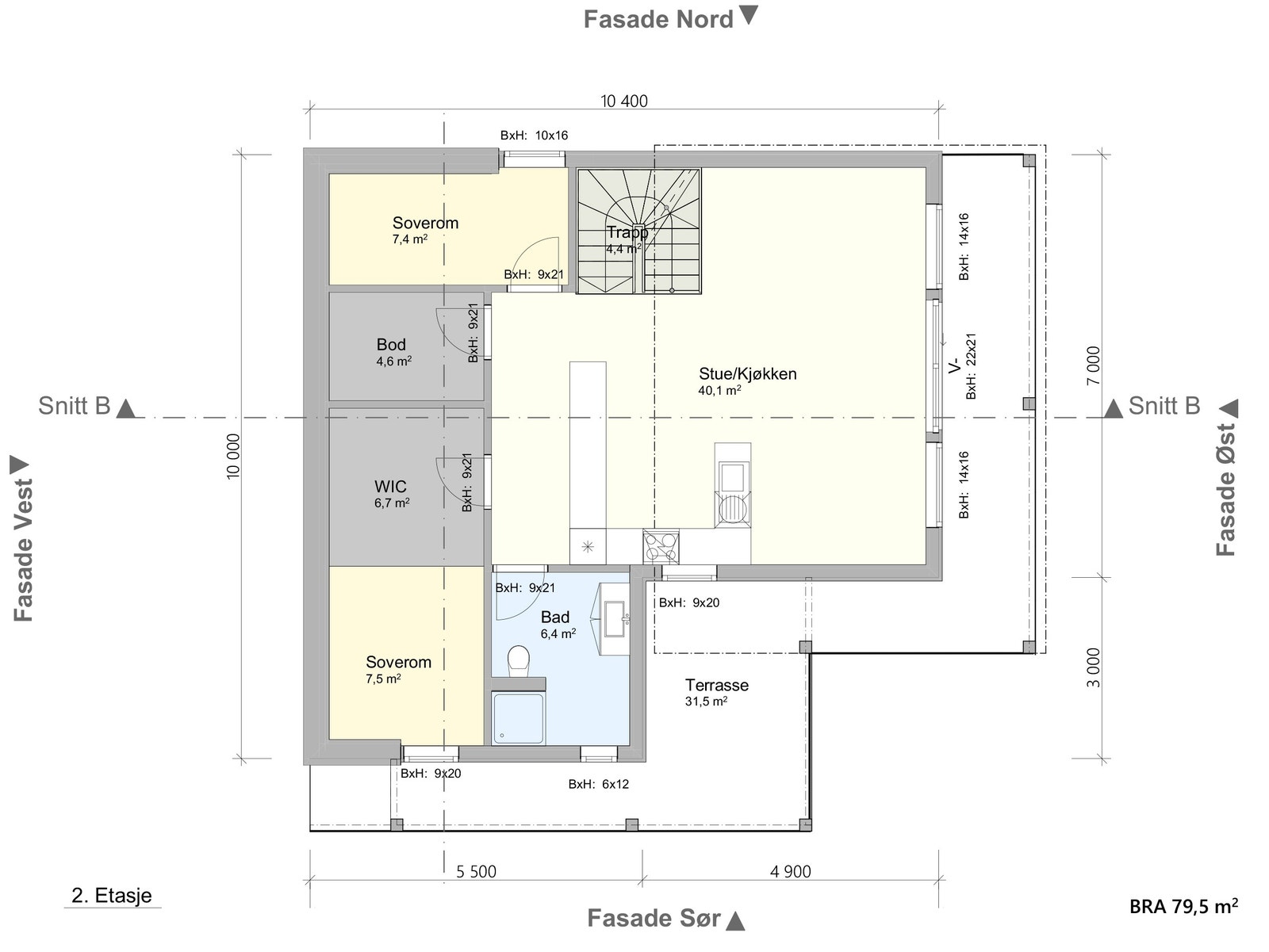 2. etasje Galleribilde