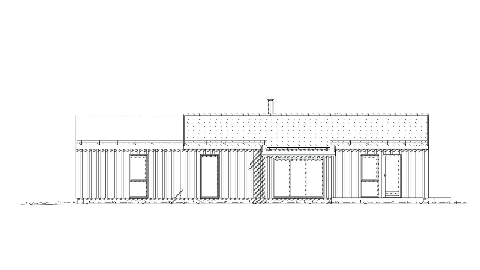 Fasade 4. Utside kjøkken/stue Galleribilde