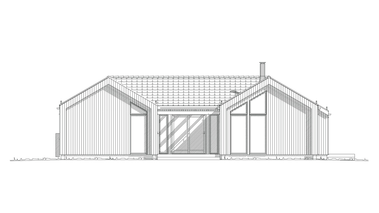 Fasade 1. front Atrium Galleribilde