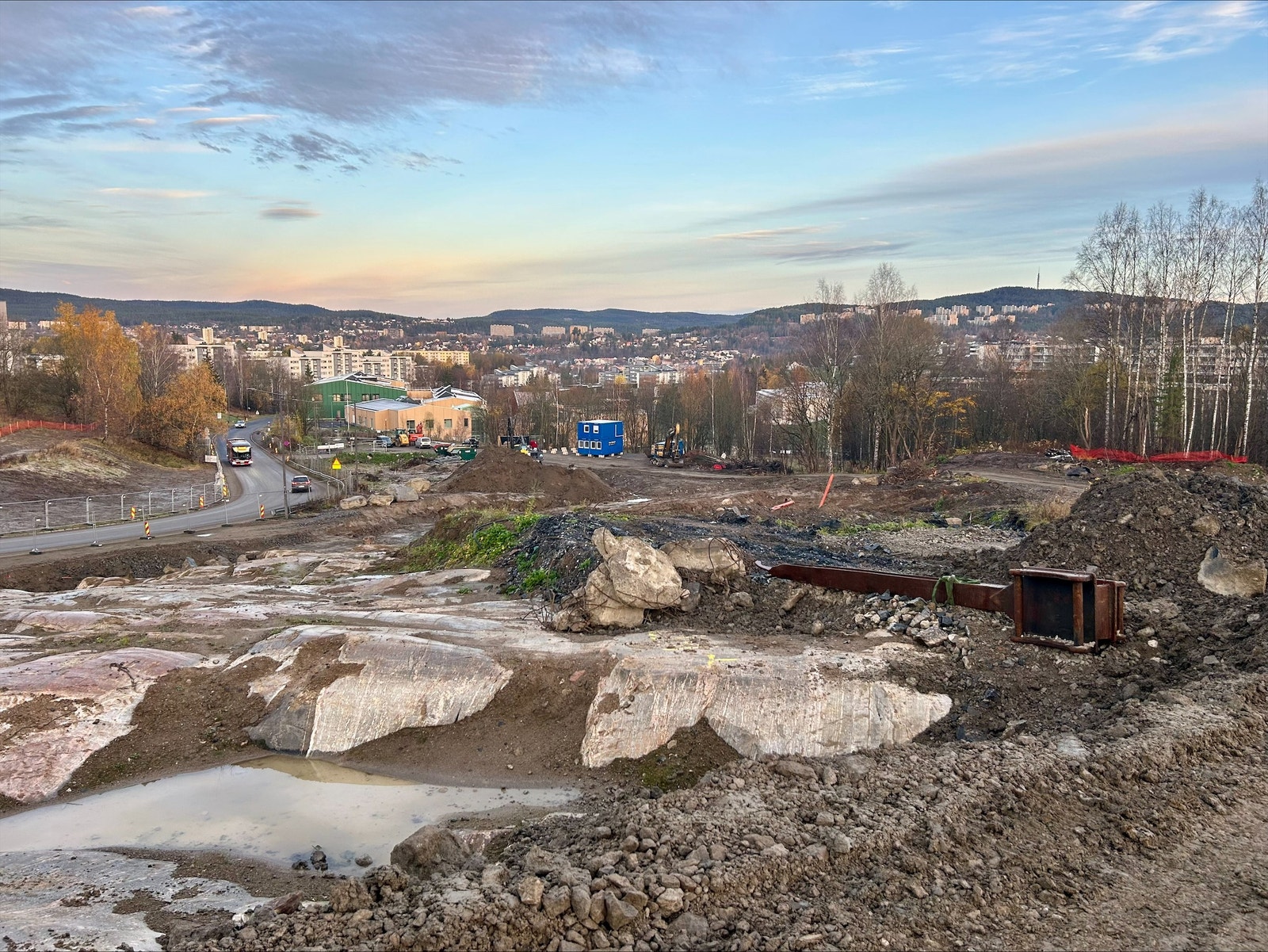 Foto av tomten slik den ser ut i dag (tatt nov. 24) Galleribilde