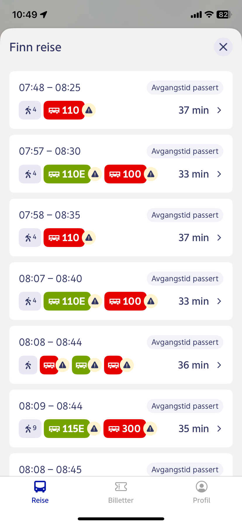 Busstider til Oslo bussterminal i rush. 5 min kortere til Helsfyr og T-bane Galleribilde