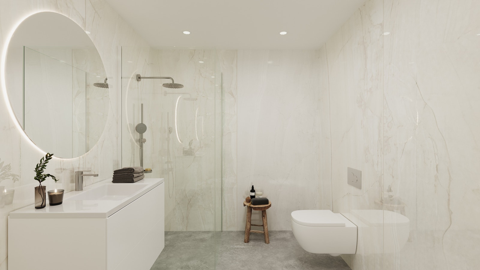 Illustrasjon av bad. Avvik kan forekomme. Galleribilde