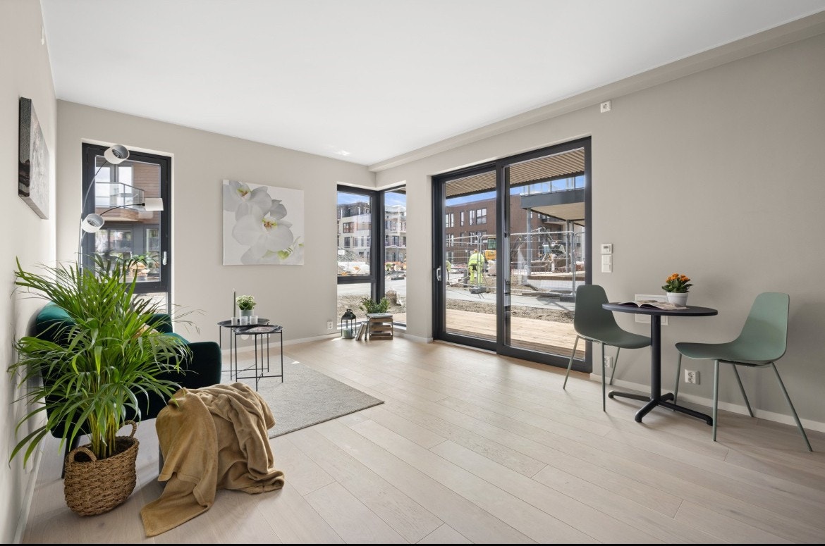 Stue med utgang Galleribilde