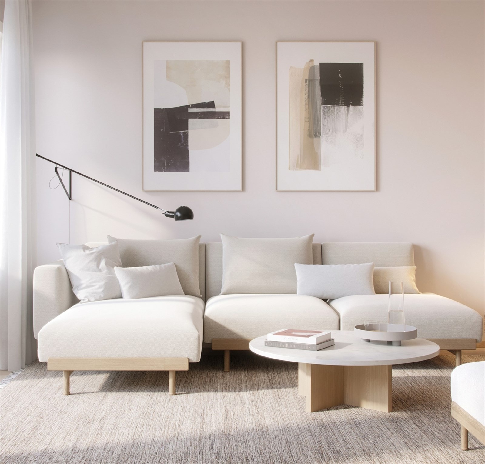 Eksempel på stue. Kun ment som illustrasjon. Avvik vil forekomme. Galleribilde