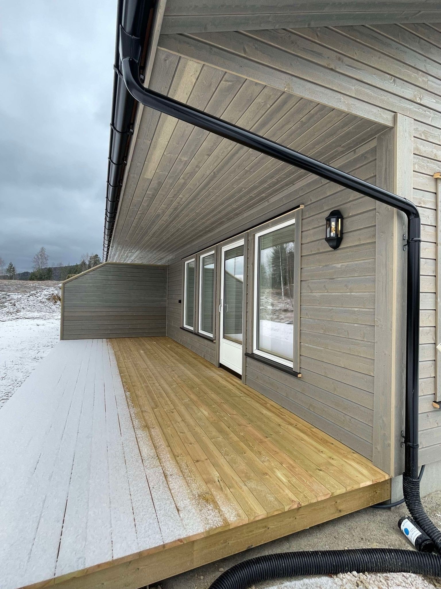 Bilde tatt av en tilsvarende bolig oppført på Sokna Galleribilde