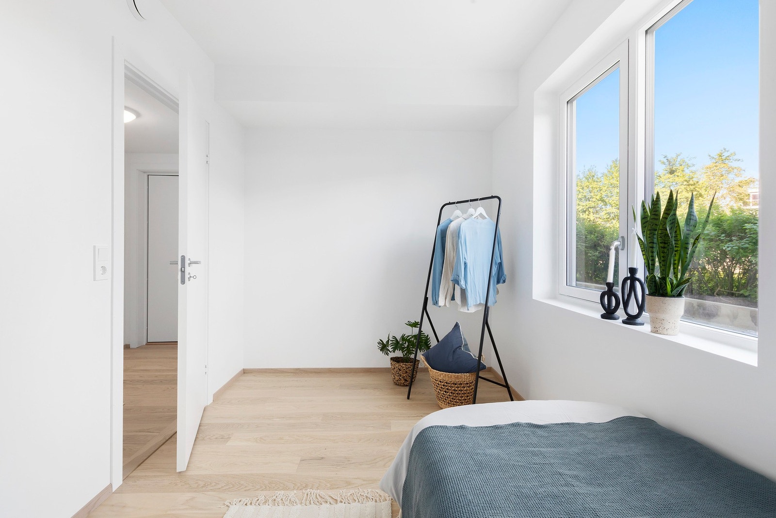 Soverommene har god plass til garderobeinnredning. Galleribilde