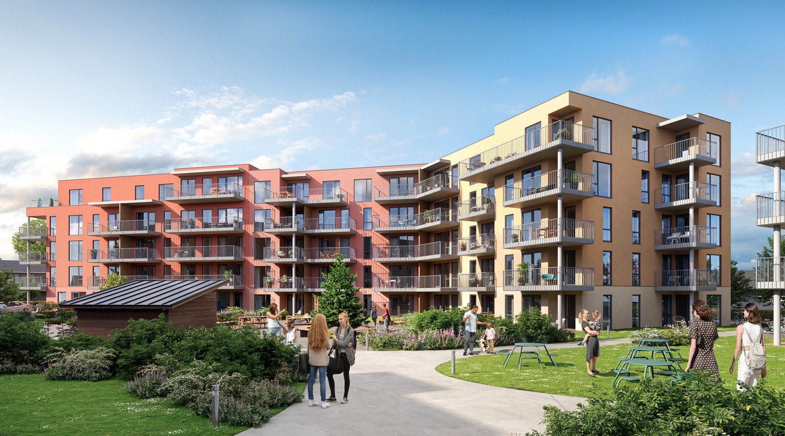 Velkommen til Hangaren - Stjørdals nye bydel. Galleribilde