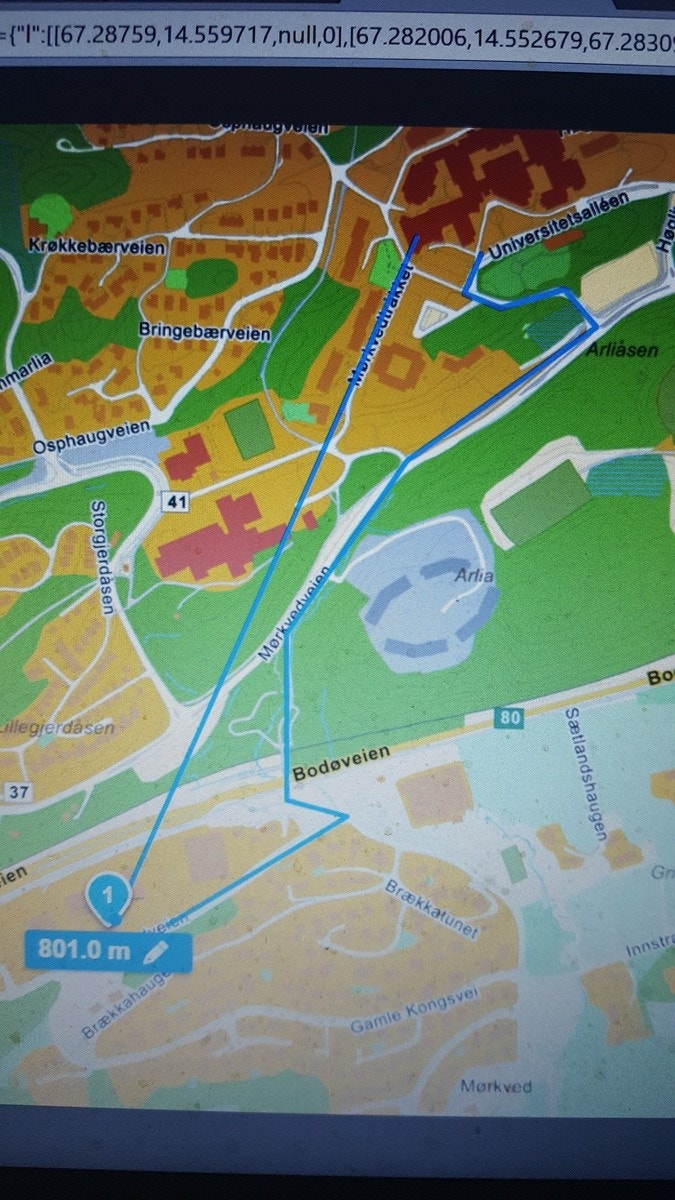 800 meter til studiested Galleribilde