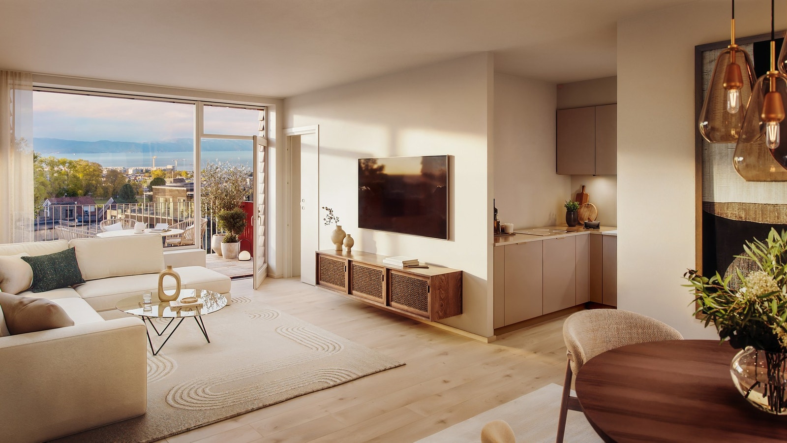 Boligene vil ha balansert ventilasjon med varmegjenvinning. Illustrasjon, avvik vil forekomme. Galleribilde