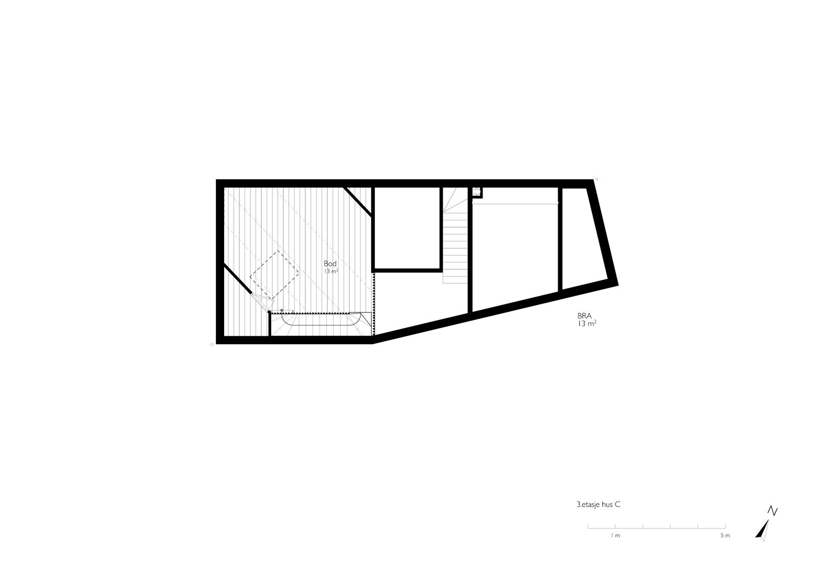 Plantegning Dalsveien 43G - 3. etasje. Galleribilde