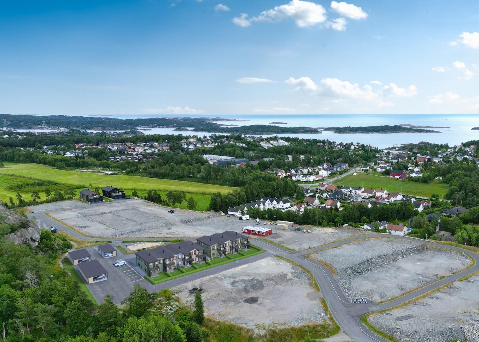 Velkommen til Morholtlien - et solrikt og sentralt boligområde Galleribilde