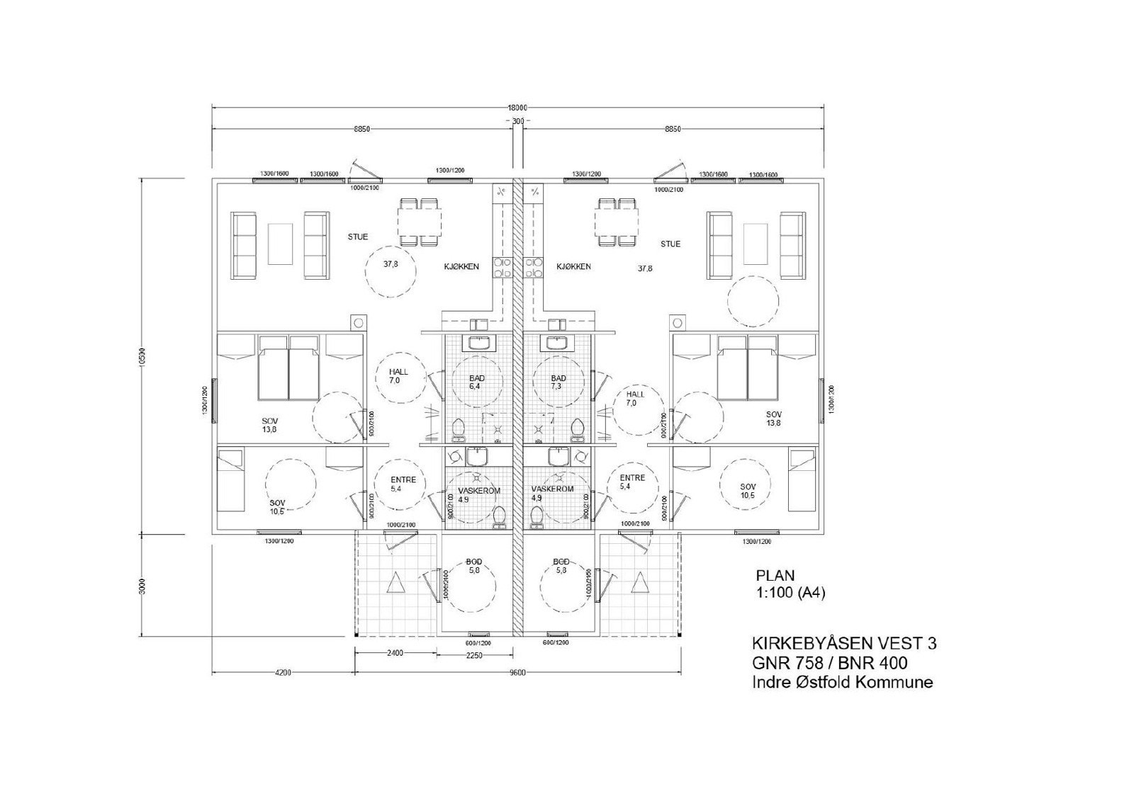 Plantegning Galleribilde