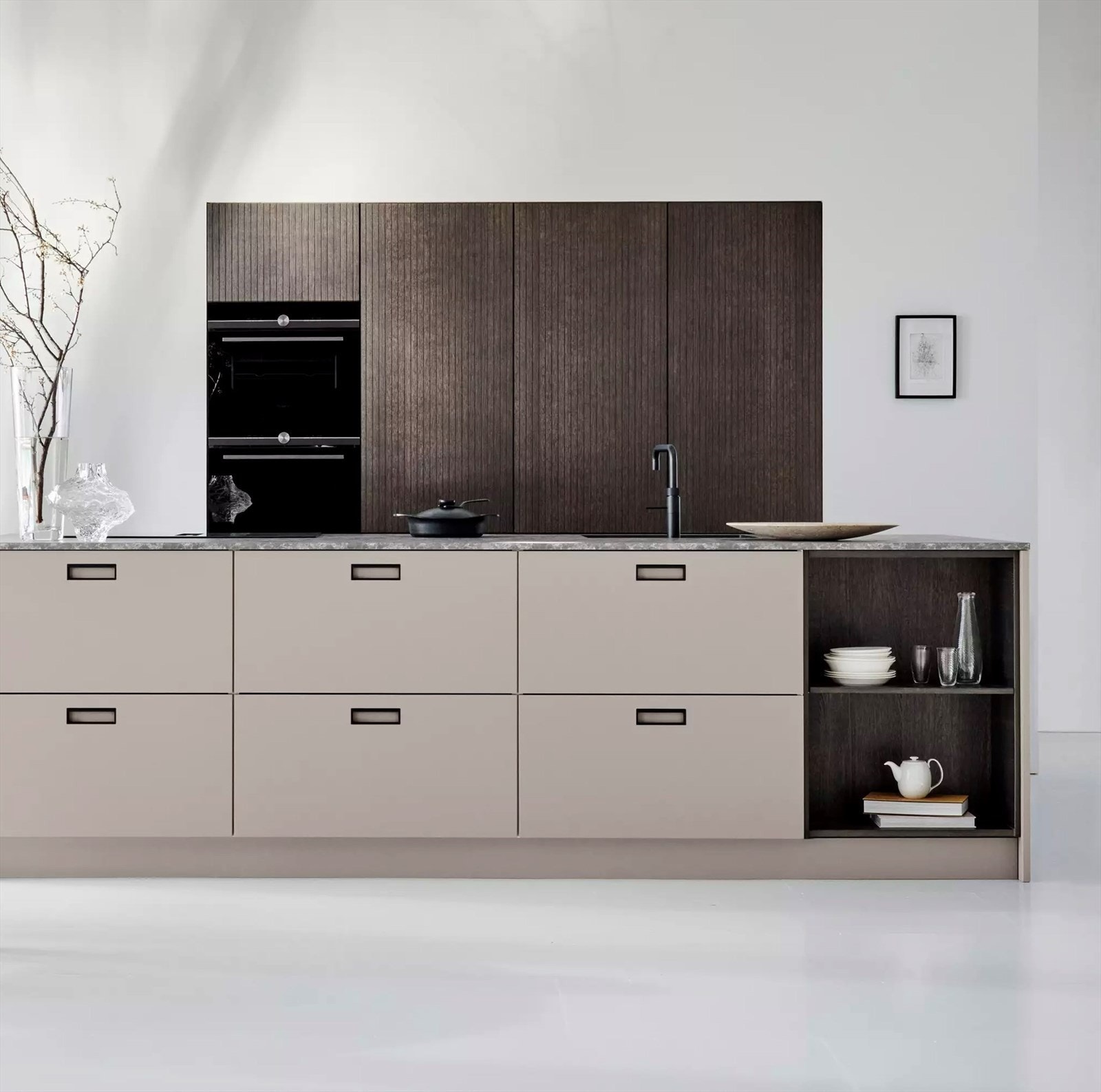 Illustrasjon av kjøkkenet. Kontakt megler for ytterligere detaljer og tilvalgs muligheter. Galleribilde