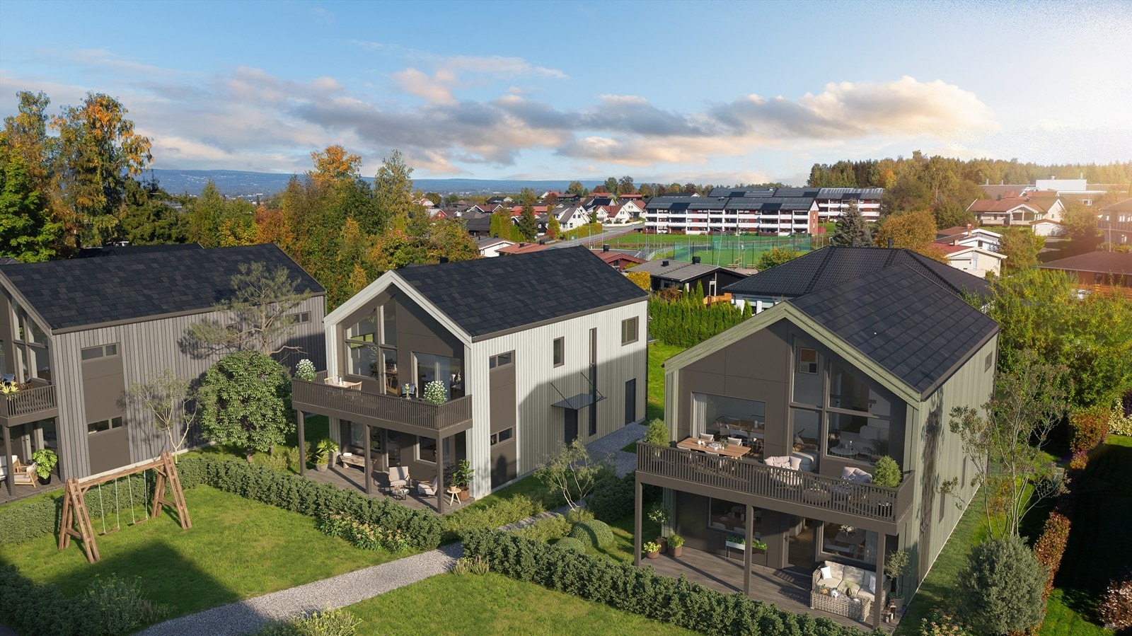 Hobergvegen 142 - Moderne eneboliger med gode bokvaliteter! Illustrasjonsbilde og avvik kan forekomme. Galleribilde