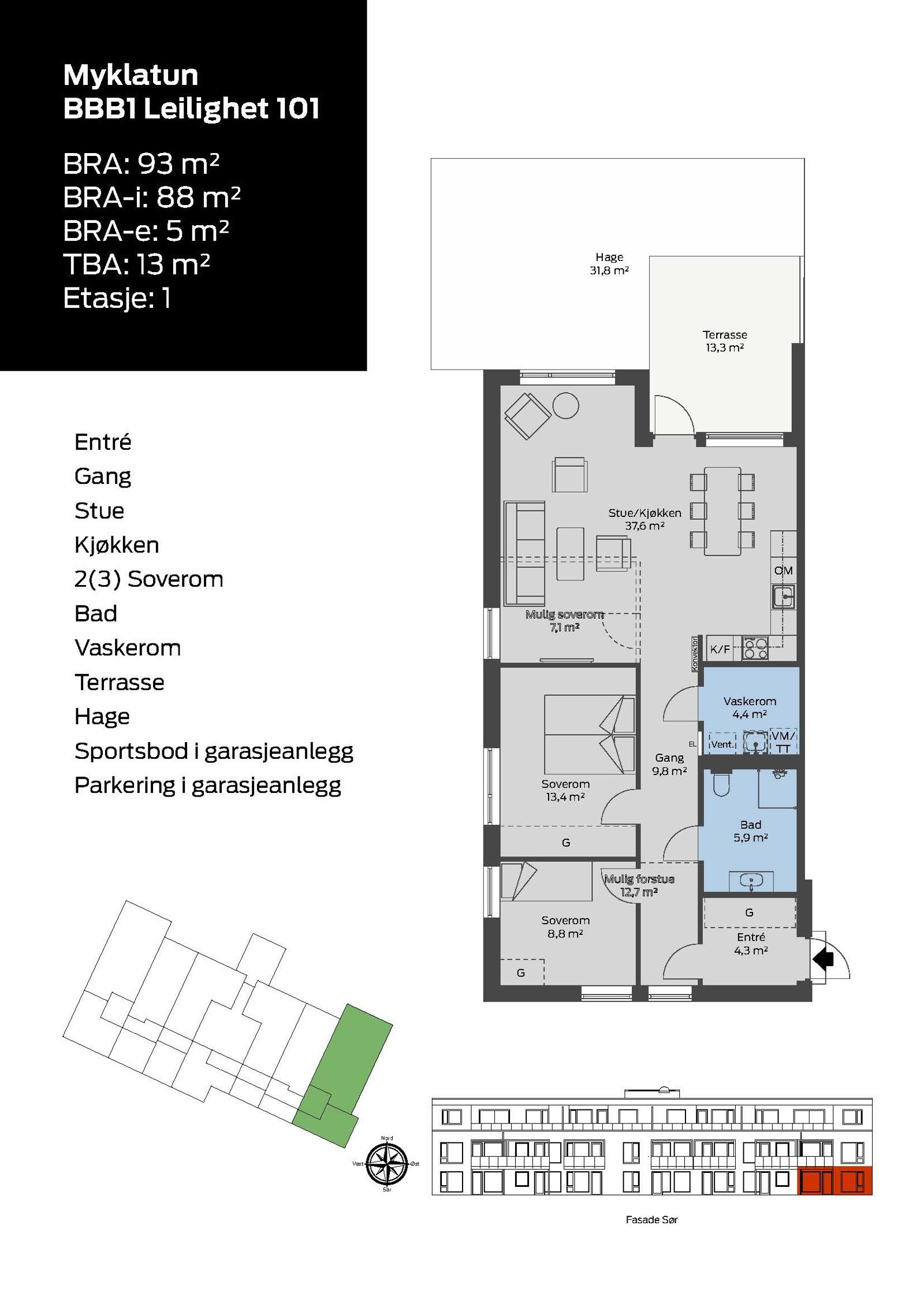 Plantegning Galleribilde