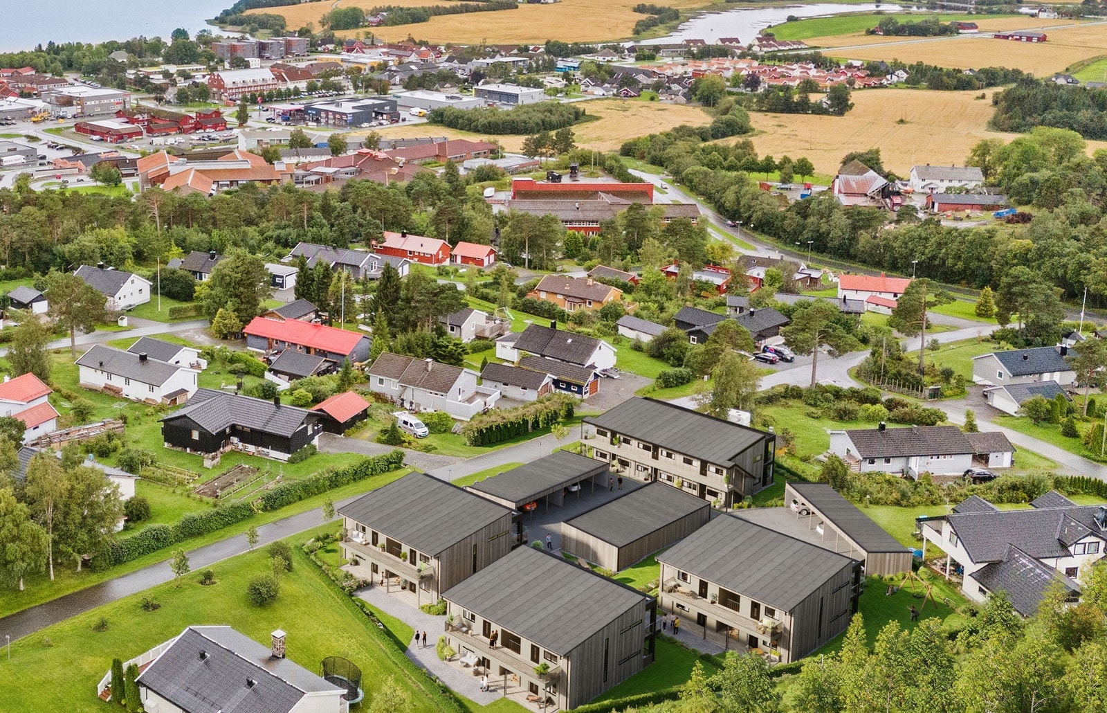 Dette er første byggetrinn av fire. Her tilbyr vi de første 4 av totalt 18 enheter. Galleribilde