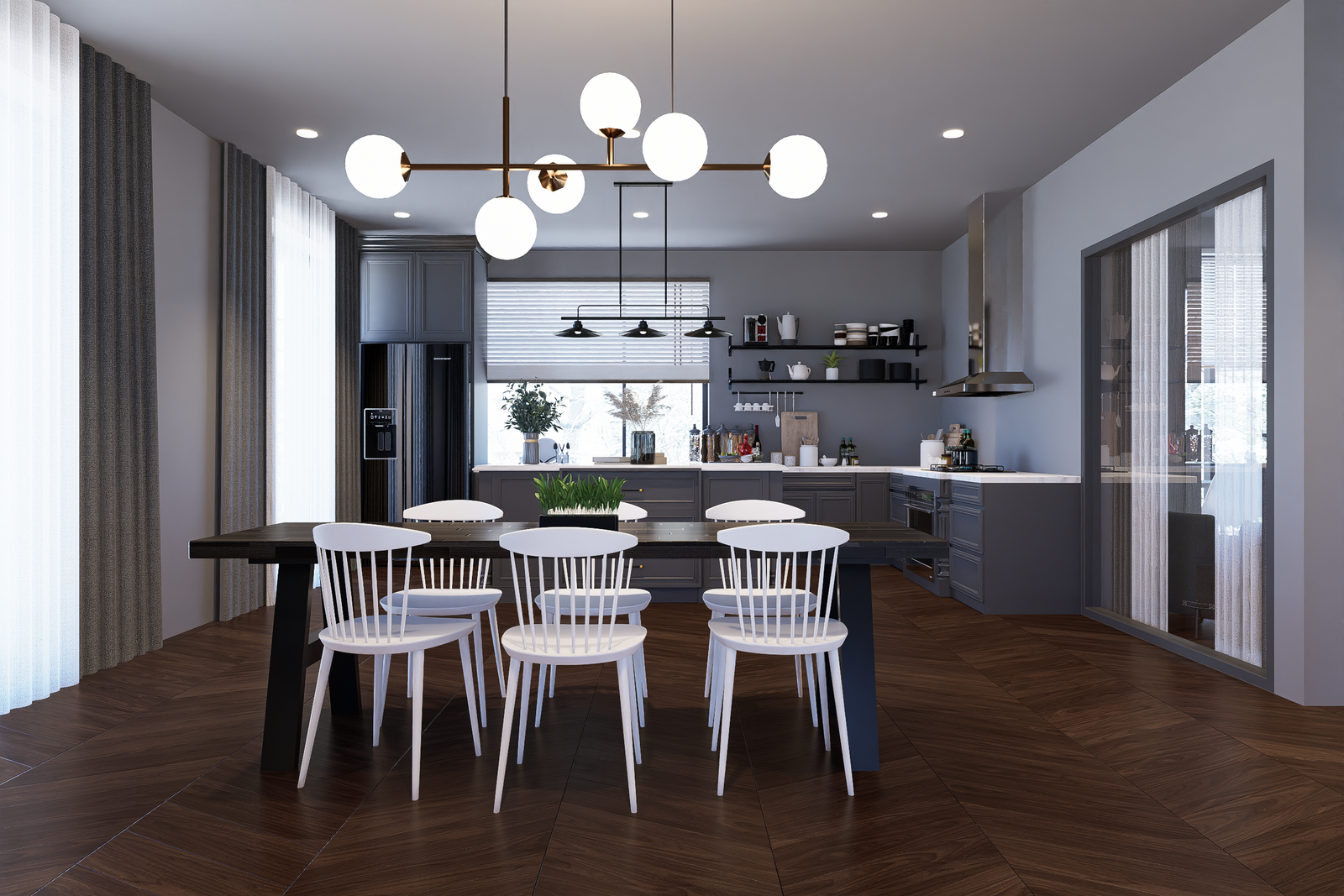 Eksempel - spisestue Galleribilde